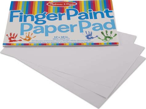 papel finger paint 12 x 18 pad 40